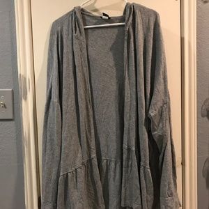Torrid ģrey cardigan.  5x
